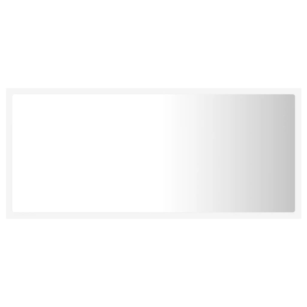 

vidaXL Badkamerspiegel LED 90x8,5x37 cm spaanplaat wit