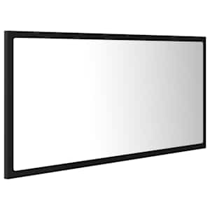 LED koupelnové zrcadlo černé 90 x 8,5 x 37 cm akrylové - obrázek 4