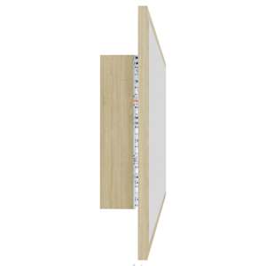 LED koupelnové zrcadlo dub sonoma 90 x 8,5 x 37 cm akrylové - obrázek 5