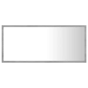 LED koupelnové zrcadlo betonově šedé 90 x 8,5 x 37 cm akrylové - obrázek 3