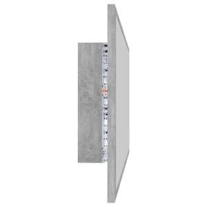 LED koupelnové zrcadlo betonově šedé 90 x 8,5 x 37 cm akrylové - obrázek 5