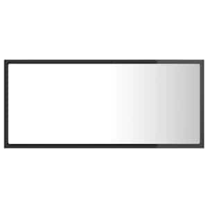 LED koupelnové zrcadlo šedé vysoký lesk 90x8,5x37 cm akrylové - obrázek 3