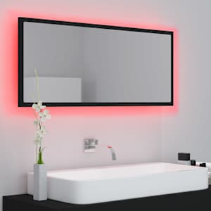 LED koupelnové zrcadlo černé 100 x 8,5 x 37 cm akrylové - obrázek 5