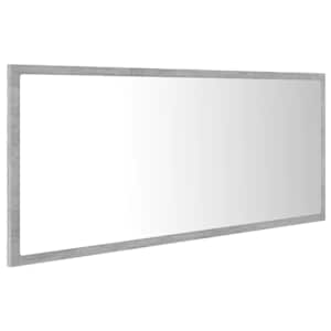 LED koupelnové zrcadlo betonově šedé 100 x 8,5 x 37 cm akrylové - obrázek 6