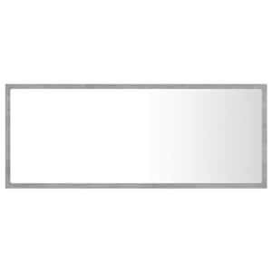 LED koupelnové zrcadlo betonově šedé 100 x 8,5 x 37 cm akrylové - obrázek 7