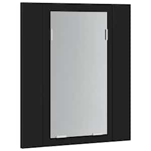 LED koupelnová skříňka se zrcadlem černá 40 x 12 x 45 cm akryl - obrázek 8