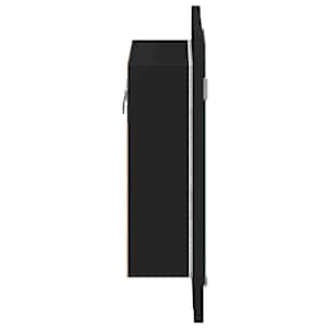 LED koupelnová skříňka se zrcadlem černá 40 x 12 x 45 cm akryl - obrázek 10