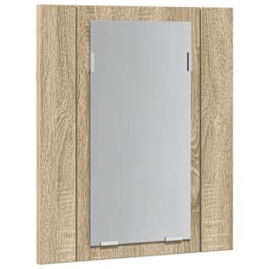 LED koupelnová skříňka se zrcadlem dub sonoma 40x12x45 cm akryl - obrázek 8