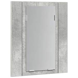 LED koupelnová skříňka se zrcadlem betonově šedá 40x12x45 cm - obrázek 8