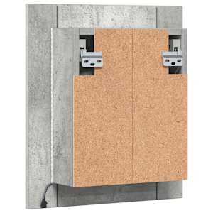 LED koupelnová skříňka se zrcadlem betonově šedá 40x12x45 cm - obrázek 11