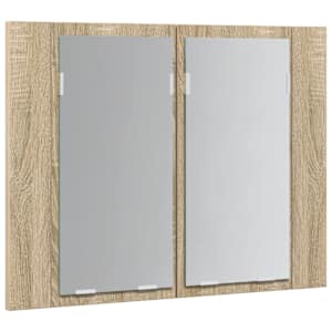LED koupelnové zrcadlo dub sonoma 60 x 12 x 45 cm akrylové - obrázek 8