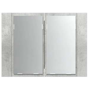LED koupelnová skříňka se zrcadlem betonově šedá 60x12x45 cm - obrázek 9