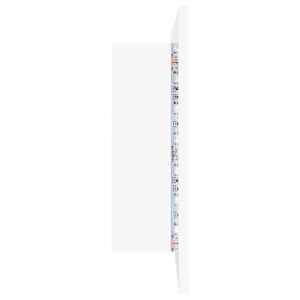 LED koupelnová skříňka se zrcadlem bílá 80 x 12 x 45 cm akryl - obrázek 10