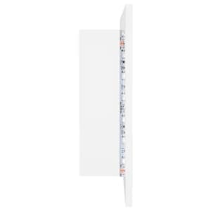 LED koupelnová skříňka se zrcadlem bílá 90 x 12 x 45 cm akryl - obrázek 10
