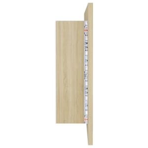 LED koupelnové zrcadlo dub sonoma 90 x 12 x 45 cm akrylové - obrázek 10