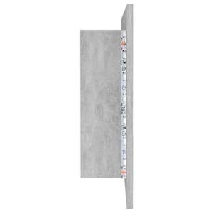 LED koupelnová skříňka se zrcadlem betonově šedá 90x12x45 cm - obrázek 10