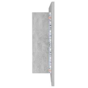 LED koupelnová skříňka se zrcadlem betonově šedá 100x12x45 cm - obrázek 7