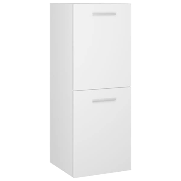 vidaXL vannitoakapp, valge, 30 x 30 x 80 cm, tehispuit