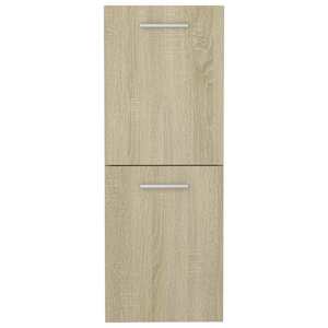 vidaXL Στήλη Μπάνιου Sonoma Δρυς 30 x 30 x 80 εκ. από Επεξ. Ξύλο