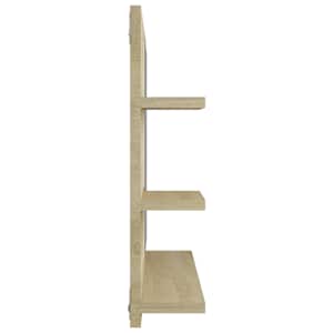 Koupelnové zrcadlo dub sonoma 60x10,5x45 cm kompozitní dřevo - obrázek 5