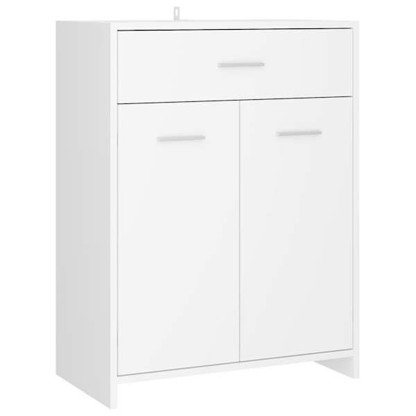 vidaXL vannitoakapp valge 60 x 33 x 80 cm tehispuit