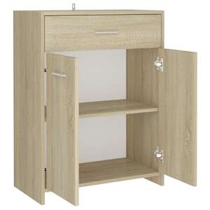 Koupelnová skříňka dub sonoma 60 x 33 x 80 cm kompozitní dřevo - obrázek 8