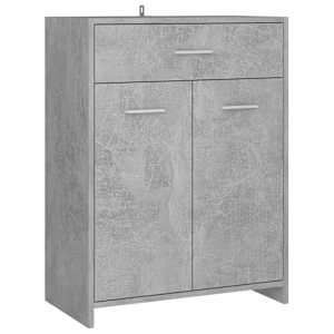 Koupelnová skříňka betonově šedá 60x33x80 cm kompozitní dřevo - obrázek 2