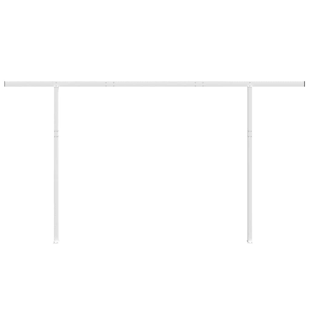 Thumbnail - vidaXL Stützen für Markisen Weiß 450x245 cm Eisen
