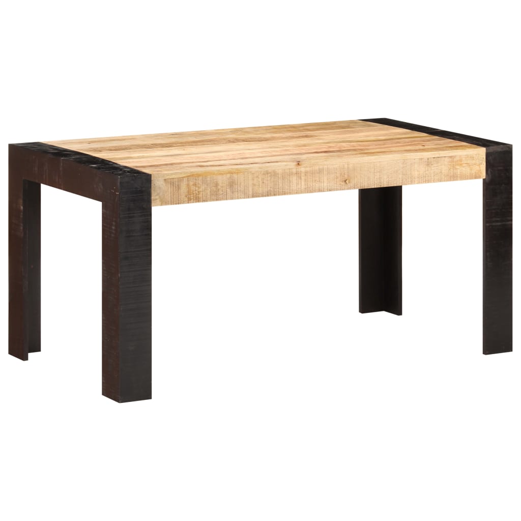 Jídelní stůl 160 x 80 x 76 cm masivní mangovníkové dřevo