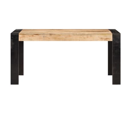 vidaXL Трапезна маса, 160x80x76 см, мангово дърво масив