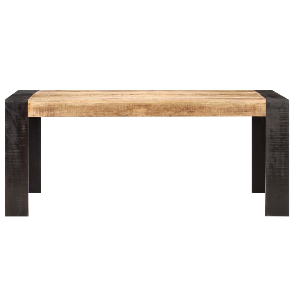 vidaXL Eettafel 180x90x76 cm massief mangohout afbeelding