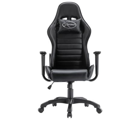 vidaXL Fauteuil de jeux vidéo Blanc Similicuir