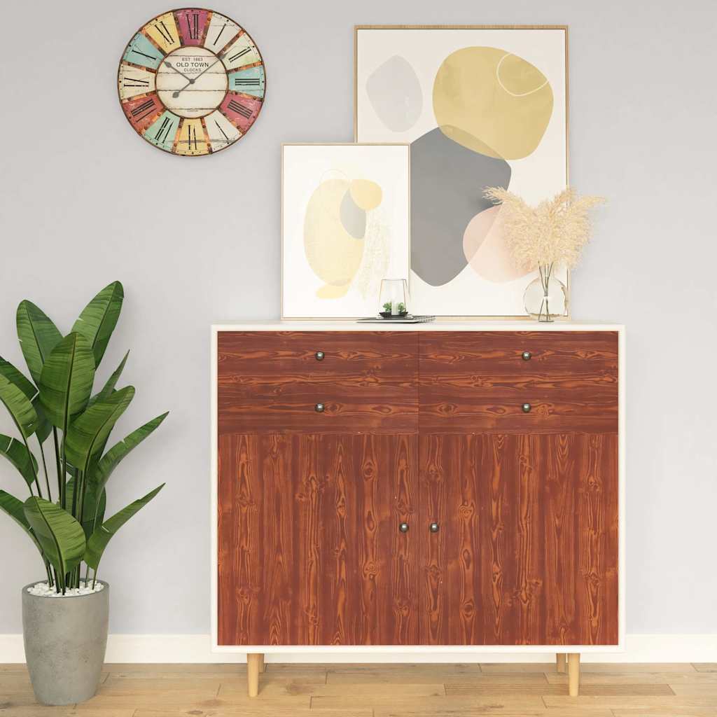vidaXL selvklæbende folie til møbler 500x90 cm PVC akacie