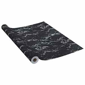 vidaXL iseliimuv m&ouml;&ouml;blikile, must kivi, 500 x 90 cm, PVC