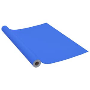 Samolepící tapeta na nábytek modrá vysoký lesk 500 x 90 cm PVC - obrázek 2