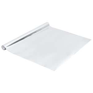 Samolepící tapeta na nábytek stříbrná vysoký lesk 500x90 cm PVC - obrázek 2