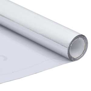 Samolepící tapeta na nábytek stříbrná vysoký lesk 500x90 cm PVC - obrázek 4