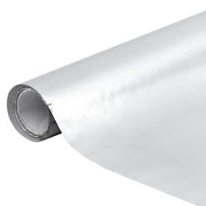 Samolepící tapeta na nábytek stříbrná vysoký lesk 500x90 cm PVC - obrázek 5