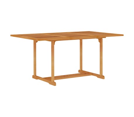 vidaXL 5 Piece Garden Dining Set with Cushions Solid Teak Wood