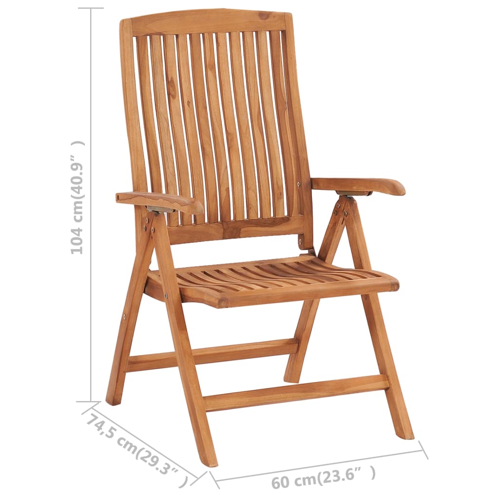 Set mobilier de grădină, 9 piese, lemn masiv de tec