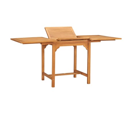 vidaXL Ensemble &agrave; manger de jardin 5 pcs Bois de teck massif
