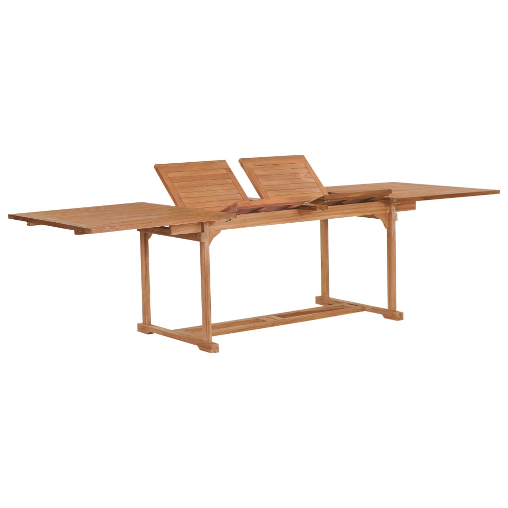Thumbnail - vidaXL 9-tlg. Garten-Essgruppe Teak Massivholz