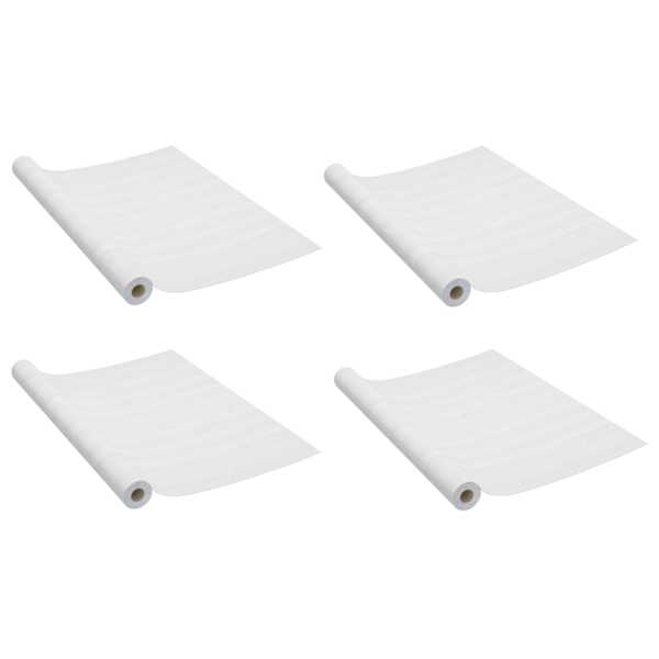 vidaXL iseliimuvad uksekiled, 4 tk, valge puit, 210 x 90 cm, PVC