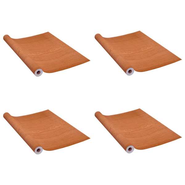 vidaXL iseliimuvad uksekiled, 4 tk, hele tamm, 210 x 90 cm, PVC