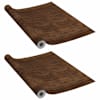 vidaXL iseliimuvad m&ouml;&ouml;blikiled, 2 tk tumeda tamme v&auml;rvi, 500x90 cm PVC