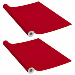 vidaXL iseliimuvad m&ouml;&ouml;blikiled, 2 tk punane, 500 x 90 cm, PVC