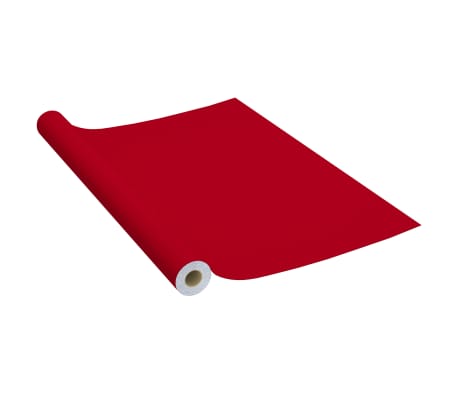 vidaXL Dekorplast 2 st röd 500x90 cm PVC | vidaXL.se