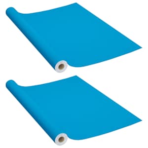 vidaXL iseliimuvad m&ouml;&ouml;blikiled, 2 tk taevasinine, 500 x 90 cm, PVC