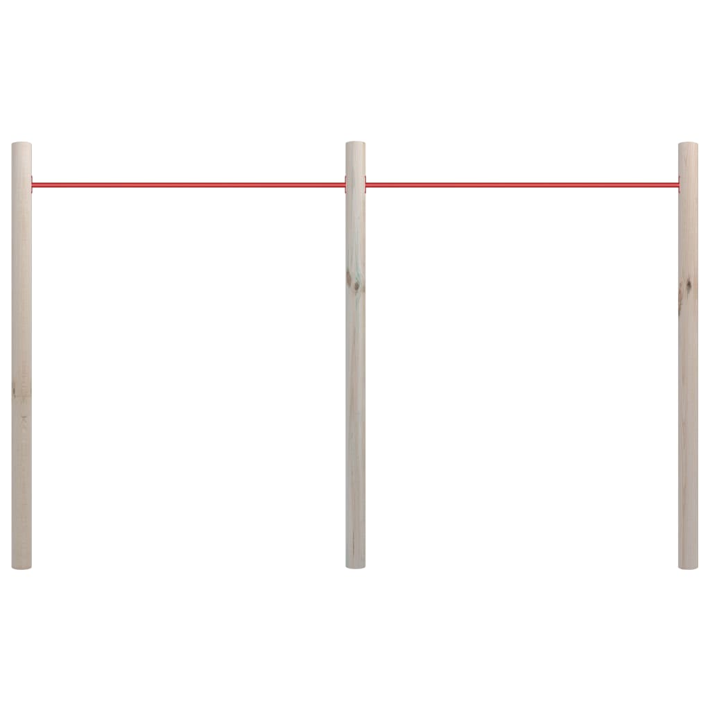 vidaXL Bară de gimnastică de grădină, 272×170 cm, lemn pin tratat&oțel vidaXL