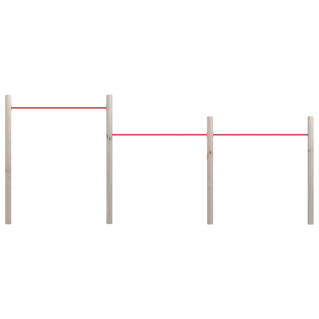 vidaXL Bară de gimnastică de grădină, 404×170 cm, lemn pin tratat&oțel vidaXL